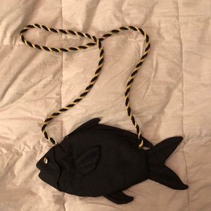 Small Black Fish Purse